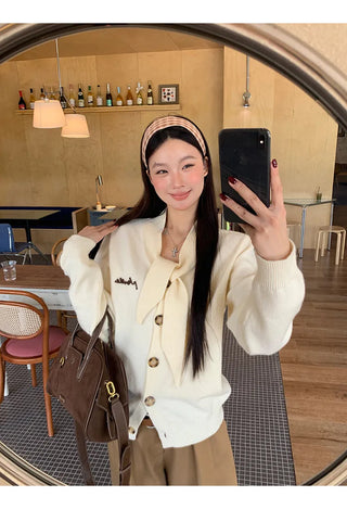 french knit cardigan