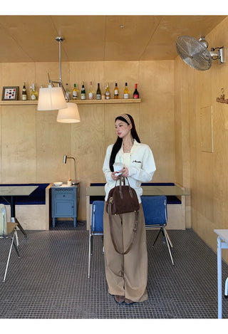 french knit cardigan