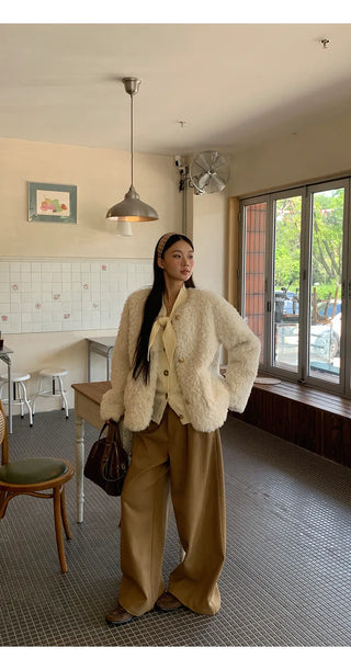 french knit cardigan