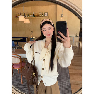 french knit cardigan