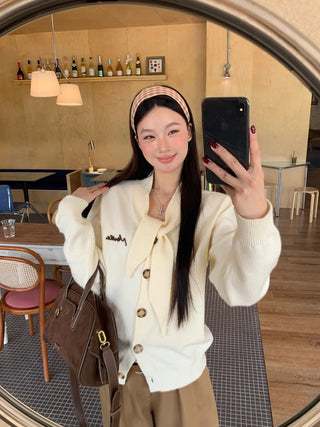 french knit cardigan