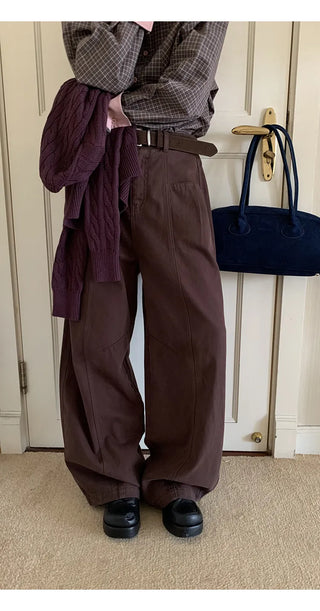 fleece wide pants
