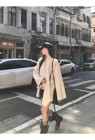 short wool coat