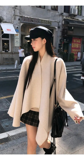 short wool coat