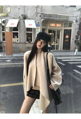 short wool coat