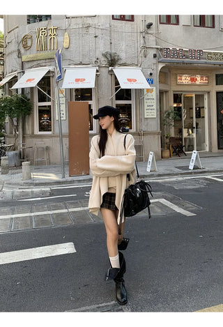 short wool coat
