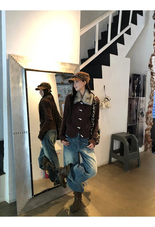 horn button cardigan