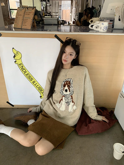 loose knit sweater