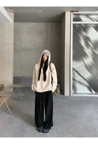 hooded niche sweater