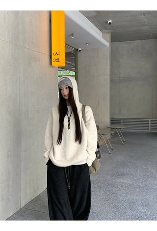 hooded niche sweater