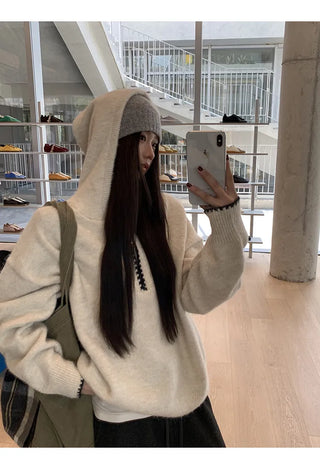 hooded niche sweater