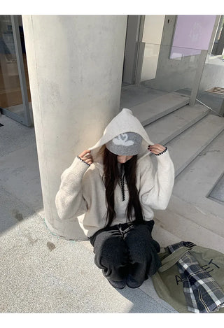 hooded niche sweater