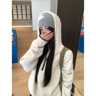 hooded niche sweater