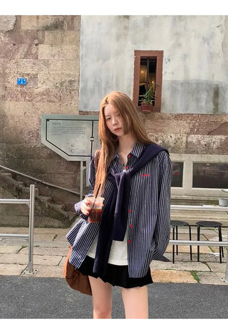 striped french shirt