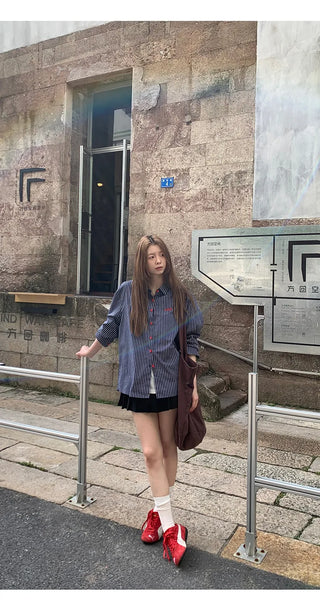 striped french shirt