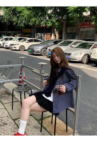 striped french shirt