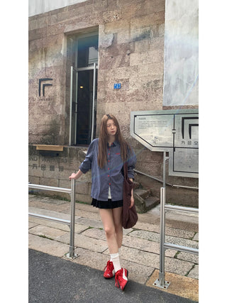 striped french shirt