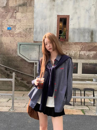 striped french shirt