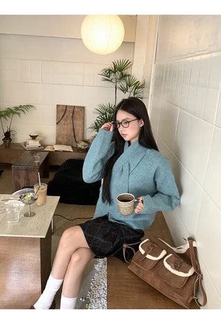 design knit cardigan