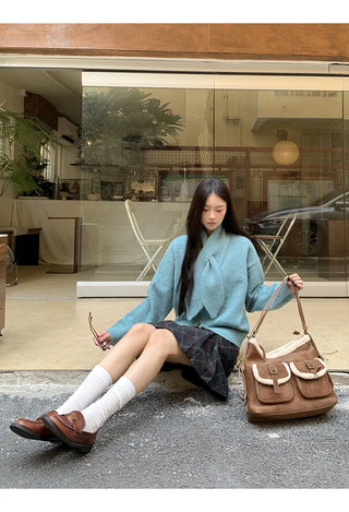 design knit cardigan