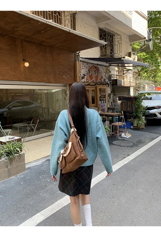 design knit cardigan