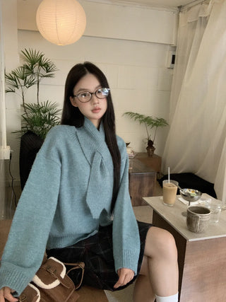 design knit cardigan