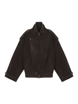 suede coat top