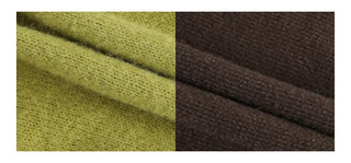 green diagonal sweater