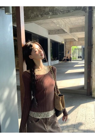 coffee color sweater