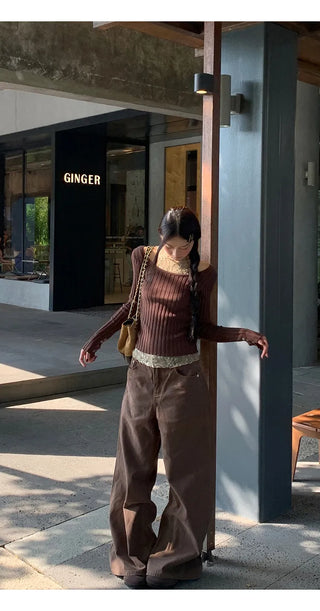 coffee color sweater