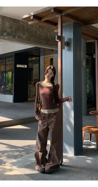 coffee color sweater