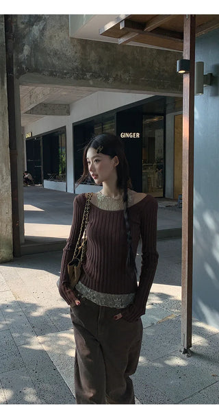 coffee color sweater