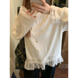 white lace top