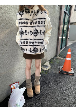 bandage quilted vest