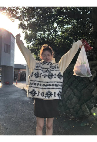 bandage quilted vest