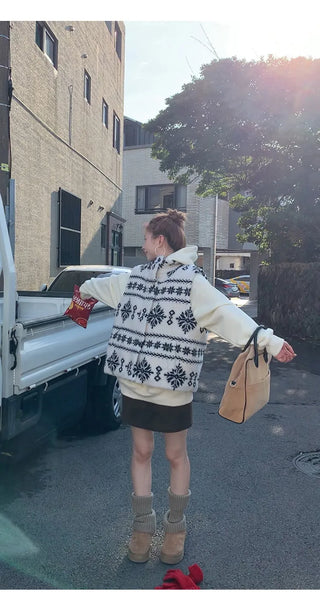 bandage quilted vest