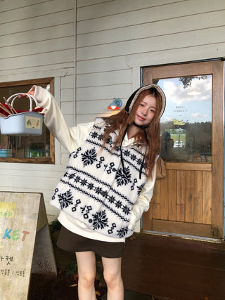 bandage quilted vest