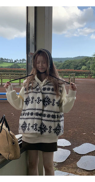 bandage quilted vest