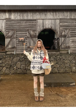 bandage quilted vest