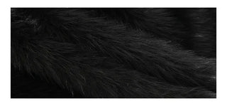 black furry coat