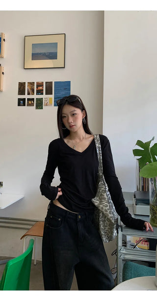 black korean top