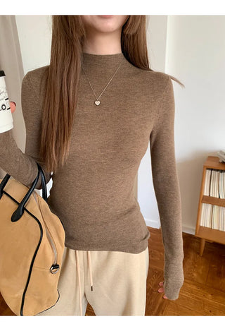 half collar sweater