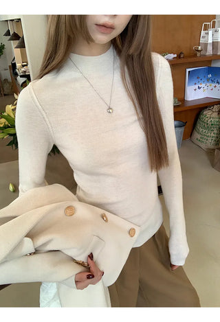 half collar sweater