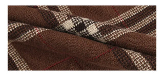 coffee plaid sweater