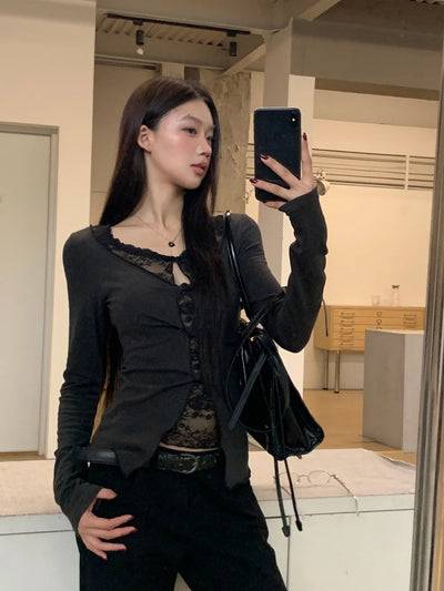 fake lace top