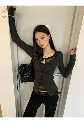 fake lace top