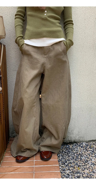 fleece wide pants