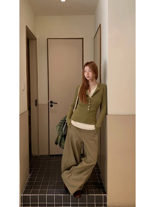 fleece wide pants