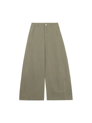 fleece wide pants