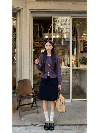 korean knit cardigan